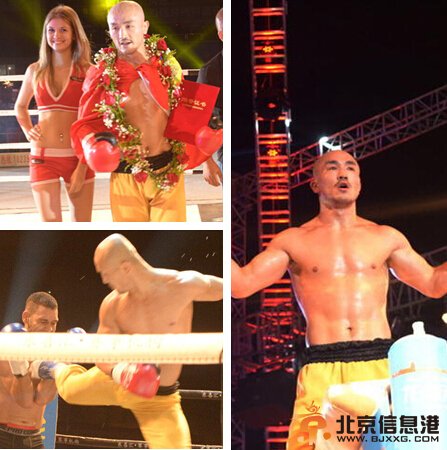 武僧一龙最新比赛KO法国拳手 刘一龙十二块腹肌如何炼成