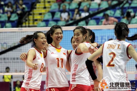 女排大奖赛香港站中国夺冠 3-1复仇意大利