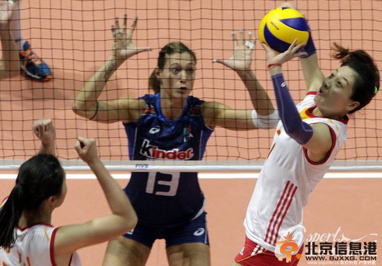 女排大奖赛香港站中国夺冠 3-1复仇意大利