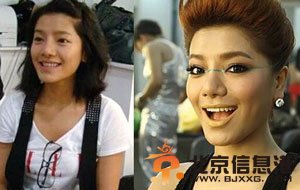 　　江映蓉个人资料，为你介绍这位华语乐坛著名的唱跳型女歌手。最近也传出江映蓉整容的消息，江映蓉个人资料将为你展示江映蓉整容前后对比照。  　　江映蓉的生日：1988年2月1日  　　江映蓉的<a href='http://www.bjxxg.com/health/xinli/' target='_blank'><u>星座</u></a>：水瓶座  　　江映蓉的血型：O型  　　江映蓉的英文名: VIVI  　　江映蓉的昵称：江小花,小花,花花公主，may  　　江映蓉的籍贯：四川 成都  　　江映蓉的民族：汉族江映蓉  　　映蓉的身高：165CM  　　映蓉的体重：58kg  　　2012年3月4日，在节目“舞林大会”中表演《我是冠军》。3月10日，参加“石家庄昌河铃木”歌友会。3月11日，赴北京参与安徽卫视《黄金年代》<a href='http://www.bjxxg.cn/ent/mingxing/' target='_blank'><u>明星</u></a>舞台秀节目的录制。3月21日，赴北京参加湖北卫视《我爱我的祖国》节目录制。4月1日，助阵李斯丹妮的初赛，并演绎舞蹈《野》。4月8日，出席蒙牛酸酸乳音乐风云榜2012年度颁奖盛典。4月29日，助阵李斯丹妮复赛，并现场表演歌舞《纸醉金迷》。5月1日，以舞蹈《车厢的<a href='http://www.bjxxg.cn/beijing/gushi/' target='_blank'><u>故事</u></a>》助阵李斯丹妮的总决赛。6月2日，参加《映统天下》南京<a href='http://www.bjxxg.cn/ent/yinyue/' target='_blank'><u>音乐会</u></a>。6月22日参加在湖南株洲举办的端午文化节大型群星演唱会。7月13日在内蒙呼和浩特参加昭君文化节开幕式“天堂草原”大型文艺晚会。12月31日参加湖南2013跨年演唱会。  　　2013年11月25日，在北京录制节目《最美重聚》。12月31日，参加2013至2014湖南卫视跨年演唱会。  　　江映蓉整容前后对比照  　　细心网友发现2009快乐女生冠军江映蓉出席某活动时，江映蓉鼻子处惊现针脚痕迹，鼻子中部与嘴唇连接部位也有明显分层，似乎是垫过假体后手术缝线接处。尽管江映蓉与其经纪人矢口否认，但网友还是翻出江映蓉整容前后对比照片，称江映蓉整容痕迹太明显,疑似整容失败了。