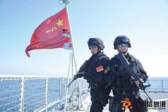 舰在亚丁湾全景展示中国海军亚丁湾护航