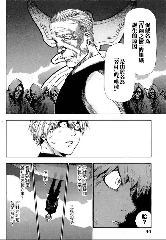 东京食尸鬼漫画剧情介绍之95-100话：金木VS鳠