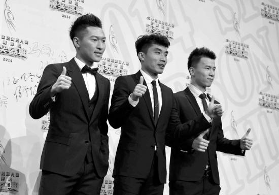 体坛风云人物年度颁奖典礼 宁泽涛帅气亮相(图)