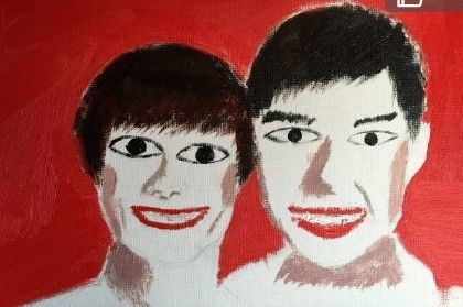邓超孙俪结婚五周年 献绘画“巨作”秀恩爱
