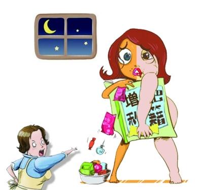 瘦媳妇怕婆婆唠叨疯狂“增肥”天天消夜顿顿吃肉