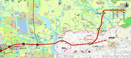 京津冀首条城铁1小时通北京 60万北漂真正融入北京生活或将不再是梦想！