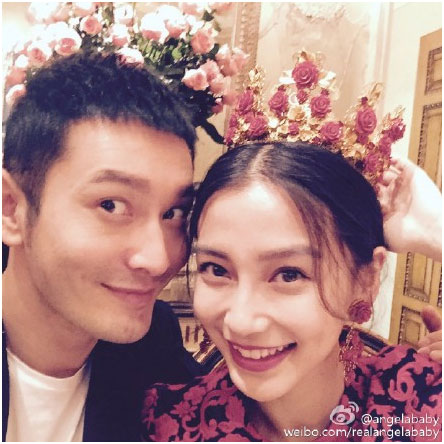 baby黄晓明恩爱情史回顾 baby庆26岁生日黄晓明搞怪入镜头【图】