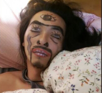 男友被画成二郎神 堪称是爱情艺能界的代表作