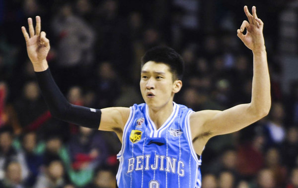 2014-15赛季cba总决赛打响:<a href='http://www.bjxxg.cn/news/beijing/' target='_blank'><u>北京</u></a>大胜辽宁 孙悦27分三分球11中7 