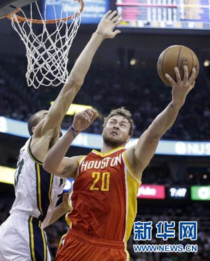 NBA常规赛：火箭客场91比109不敌犹他爵士队