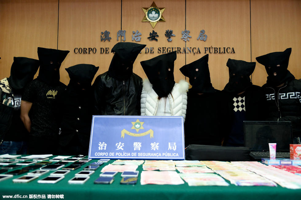 澳门警方侦破一卖淫集团 拘捕34男8女共42名内地人首脑仅16岁