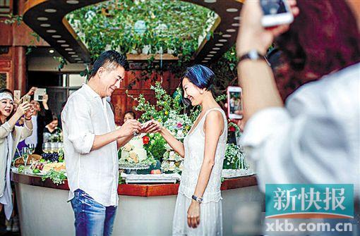 伊能静秦昊大婚 昨日在泰国普吉岛举办婚礼