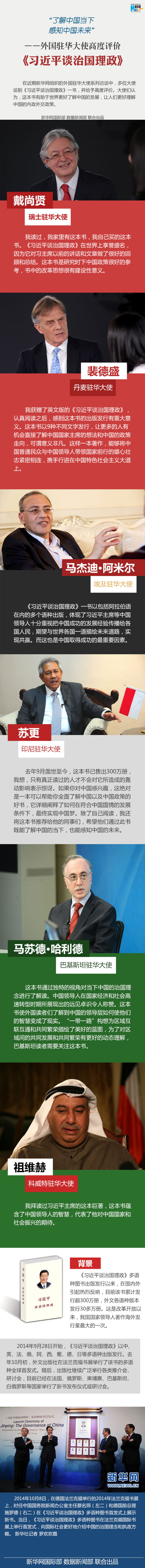 “了解中国当下，感知中国未来”——外国驻华大使高度评价《习近平谈治国理政》