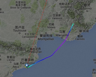 一架空客320飞机在法国南部坠毁 机上载148人