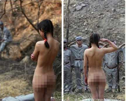 抗日神剧大尺度 画面曝光竟现全裸女  
