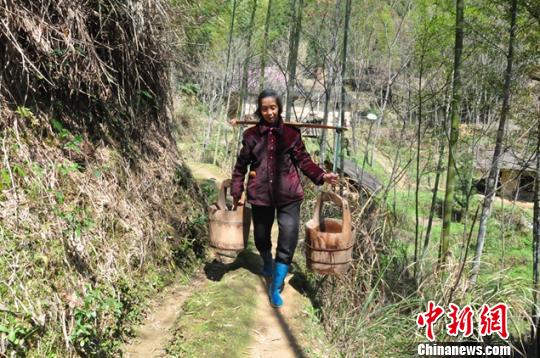 湖南82岁老母守护脑瘫儿44年 仍坚持种地挣钱