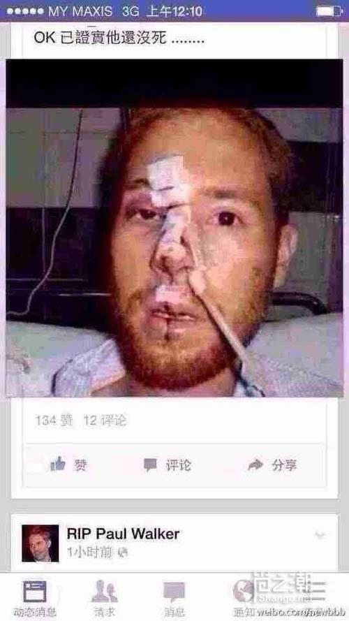 《速7》保罗沃克没死系谣言 保罗沃克车祸现场惨死照片曝光_shangc.net
