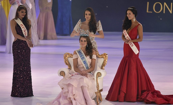 2014世界小姐总决赛 南非小姐Rolene Strauss夺冠