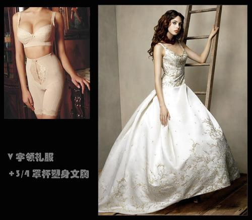 婚纱里面穿什么内衣 不同款式选择方法推荐