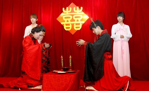 汉服婚礼的婚礼流程 惊现古典风