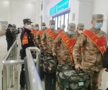 陕西延安：铁路公安处绥德站派出所为新兵运输保驾护航